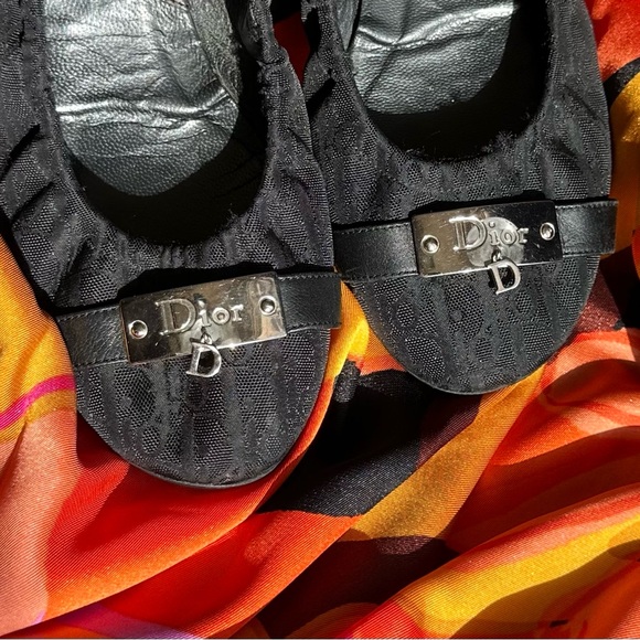 Dior black flats size 40 or 9 US size - Picture 5 of 5